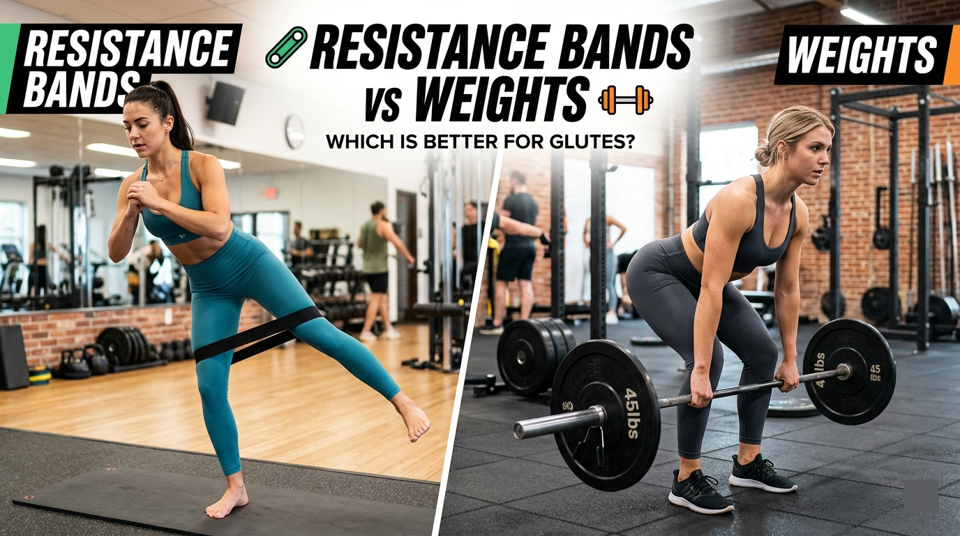 Resistance Bands vs Weights: Which is Better for Glutes?