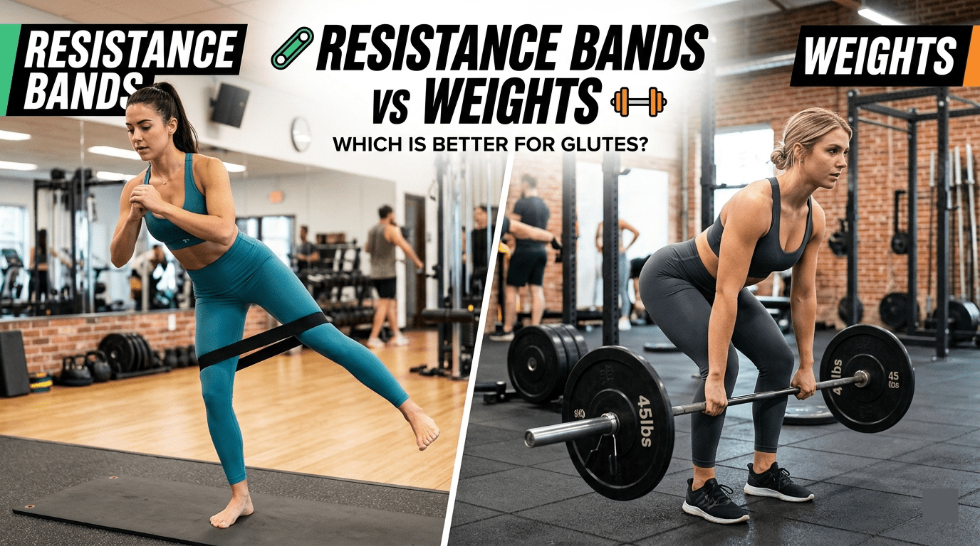 Resistance Bands vs Weights: Which is Better for Glutes? - Elevate Shapewear