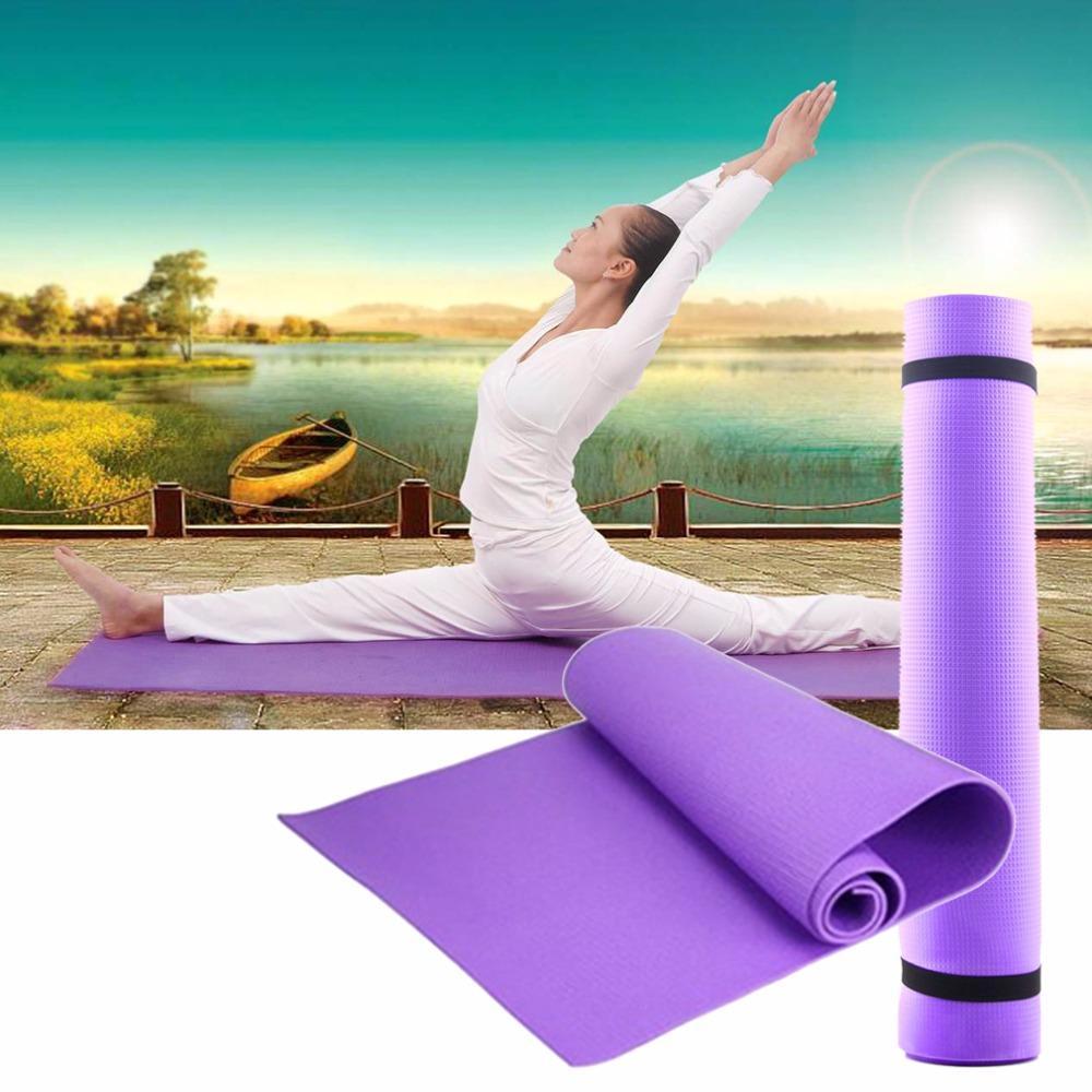 EVA Non-Slip Yoga Mat Set – Thick Cushioned Fitness Mat with Yoga Block