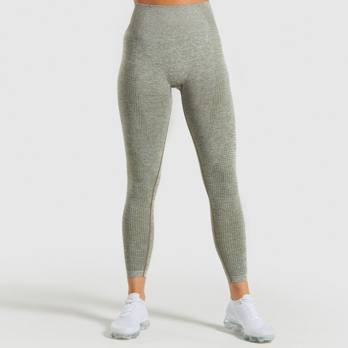 Seamless Jacquard High-Waist Gym Pants