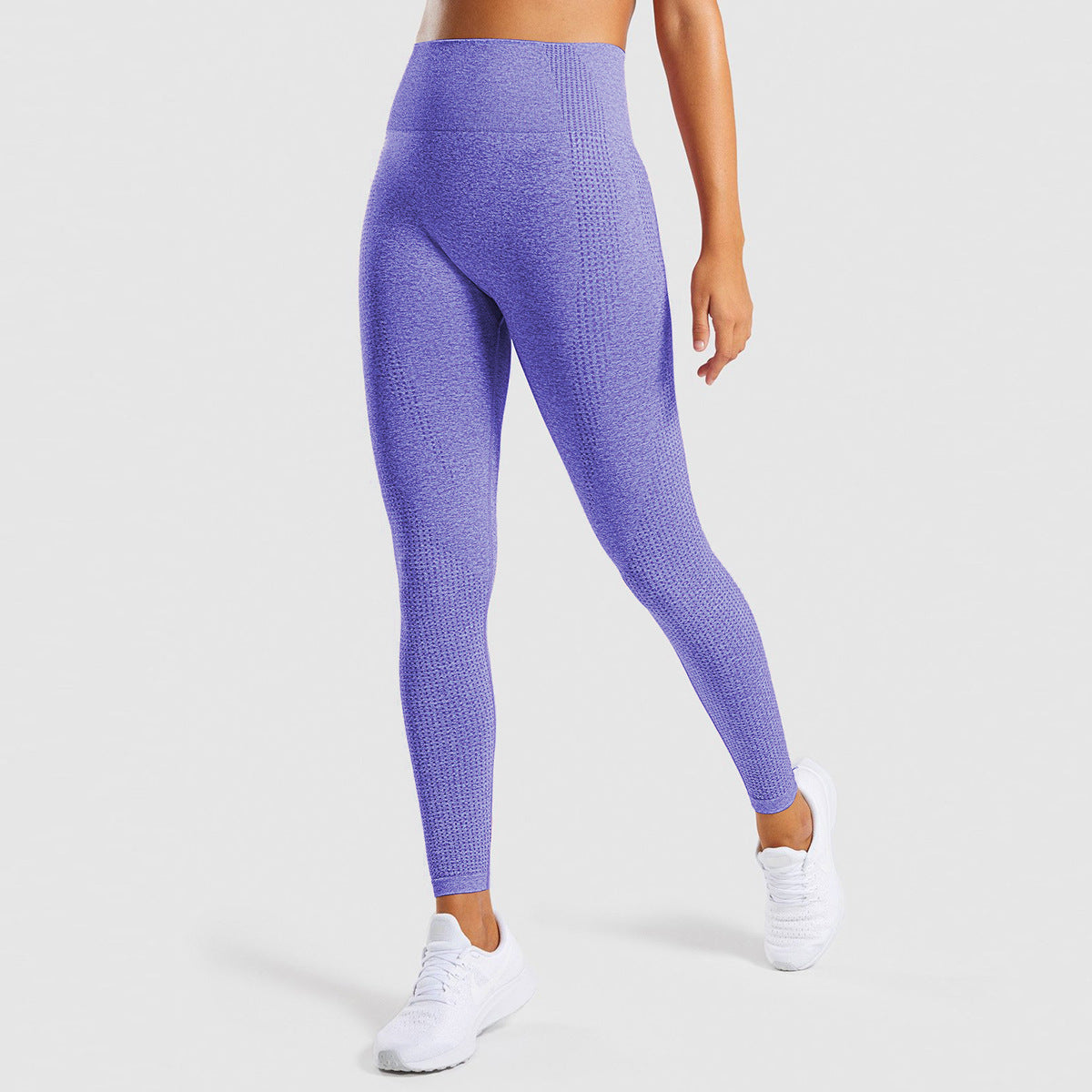 Seamless Jacquard High-Waist Gym Pants