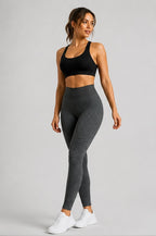 Sculpting High-Waist Honey Comb Yoga Pants