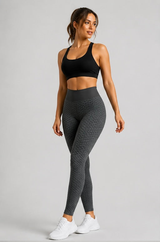 Sculpting High-Waist Honey Comb Yoga Pants