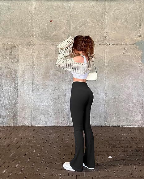 Contour Stripe Flare Yoga Pants