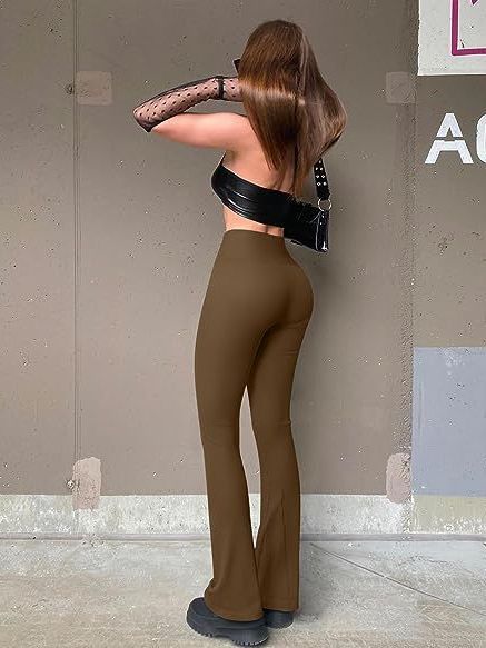 Contour Stripe Flare Yoga Pants