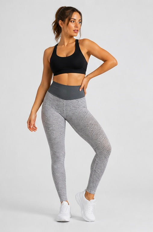 Sculpting High-Waist Honey Comb Yoga Pants