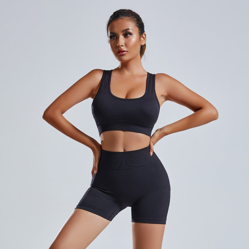SculptFit Seamless Vest & Shorts Set
