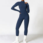 SculptWarm Fleece-Lined Winter Yoga Jumpsuit