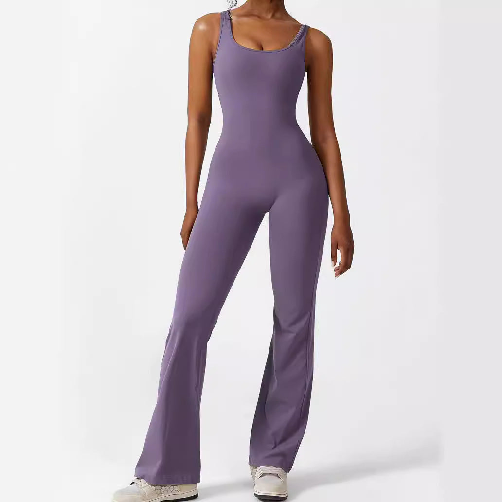 Sculpt Flare Active Jumpsuit